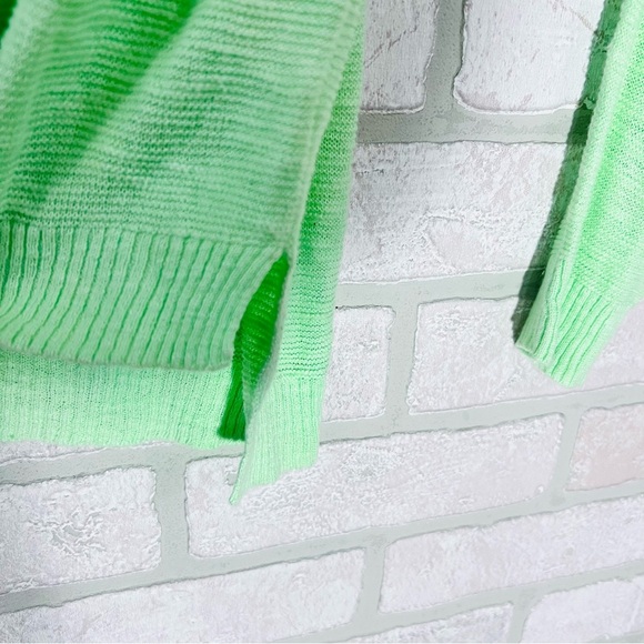 Eileen Fisher Linen Blend Light Mint Green Long Sleeve Sweater Size XS - Picture 8 of 8